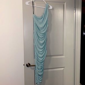 Forever 21 one shoulder midi dress